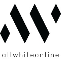 all white online logo