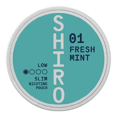Shiro Fresh Mint nikotiinipussit.