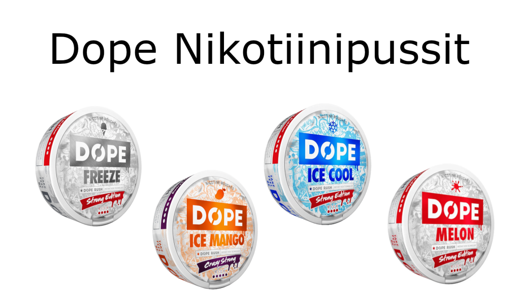 dope nikotiinitpussit