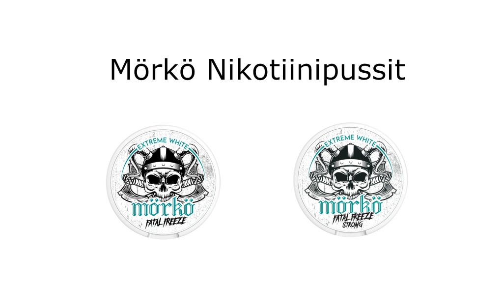 mörkö nikotiinipussit